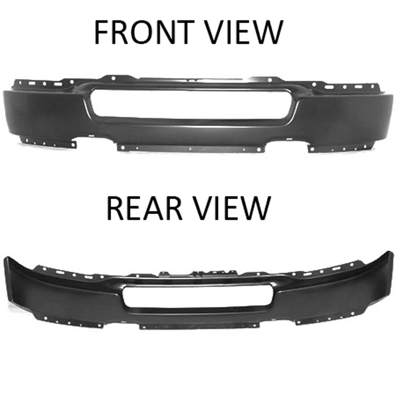 Bumper Face Bar Front To 8-8-05 w/o Fog Lamps Primed for Ford F-150 2004–2006