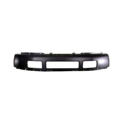 Bumper Face Bar Front w/o Fender Flare Holes Bright Chrome for Ford Excursion F-250 Super Duty F-350 Super Duty