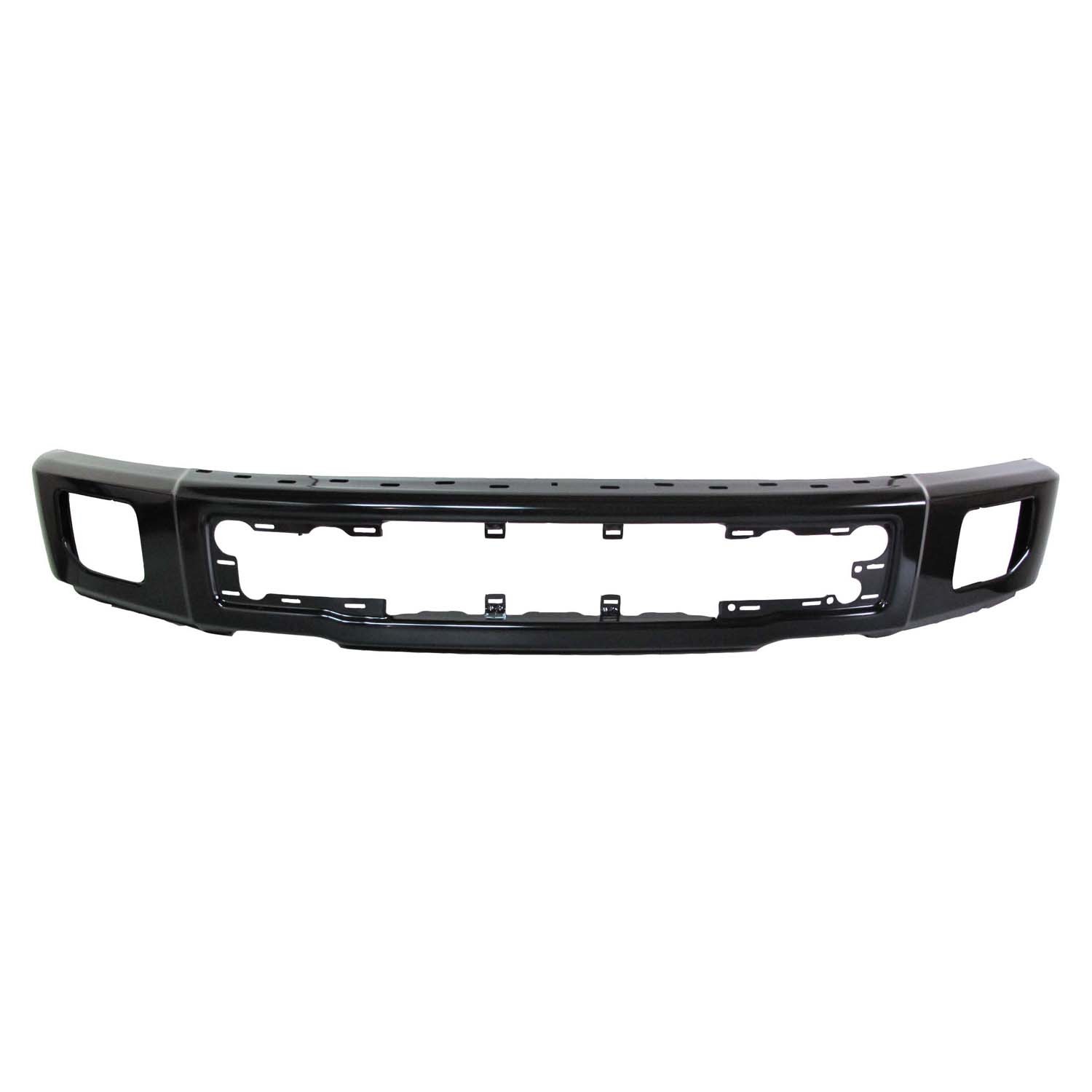 Bumper Face Bar Front w/o End Caps w/Fog Lamps Primed CAPA for Ford F-150 2015–2017