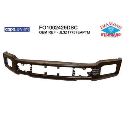 Bumper Face Bar Front w/Fog Lamps CAPA for Ford F-150 Limited King Ranch 2018–2020