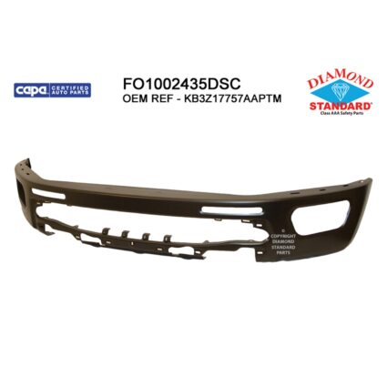 Bumper Face Bar Front w/o Park Distance Sensors Primed CAPA for Ford Ranger 2019–2023