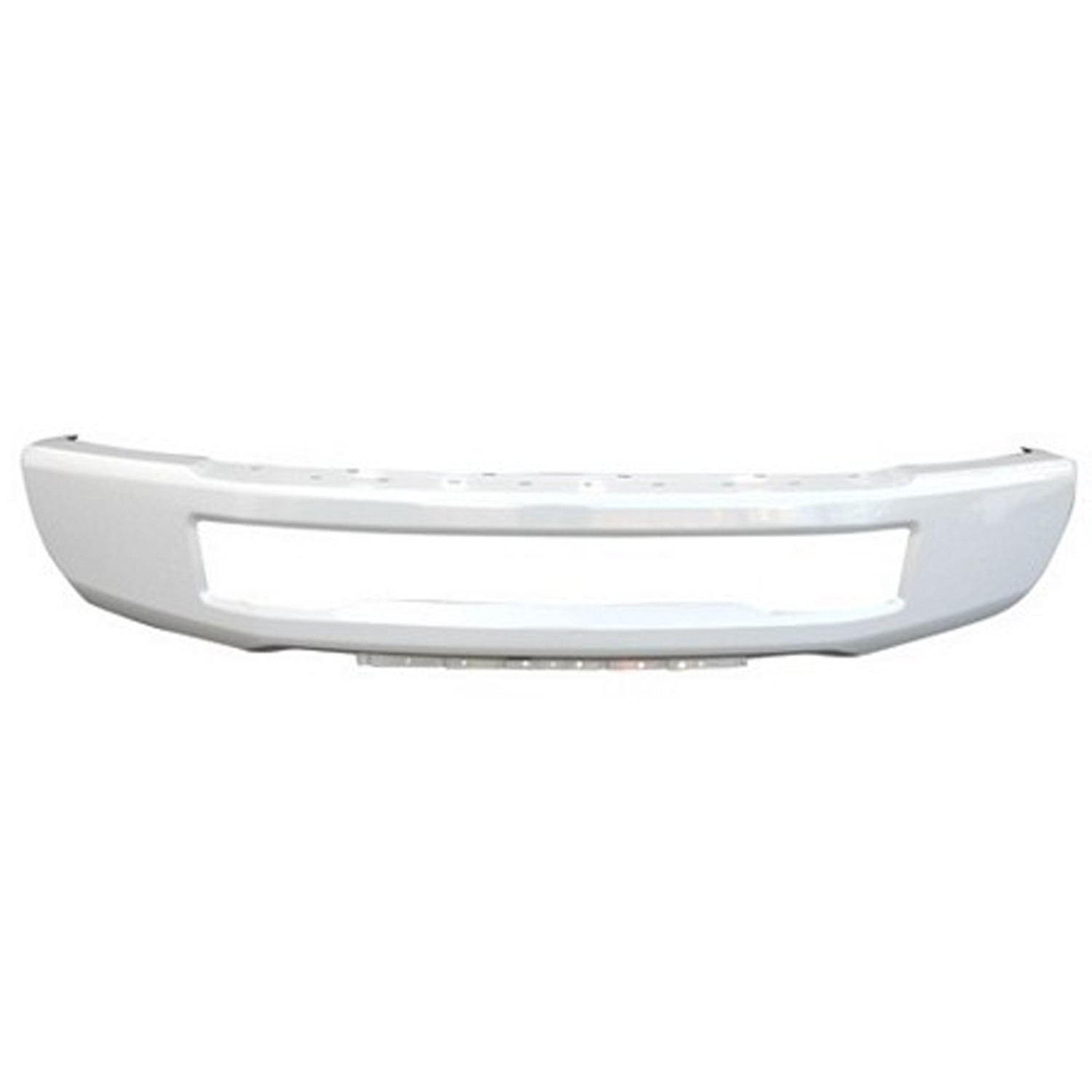 Bumper Face Bar Front w/o Fog Lamps w/o Fender Flares Argent for Ford F-250 Super Duty F-350 Super Duty