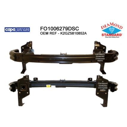Bumper Cover Reinforcement Front w/o Front Tow Hook CAPA for Ford Edge Lincoln Nautilus