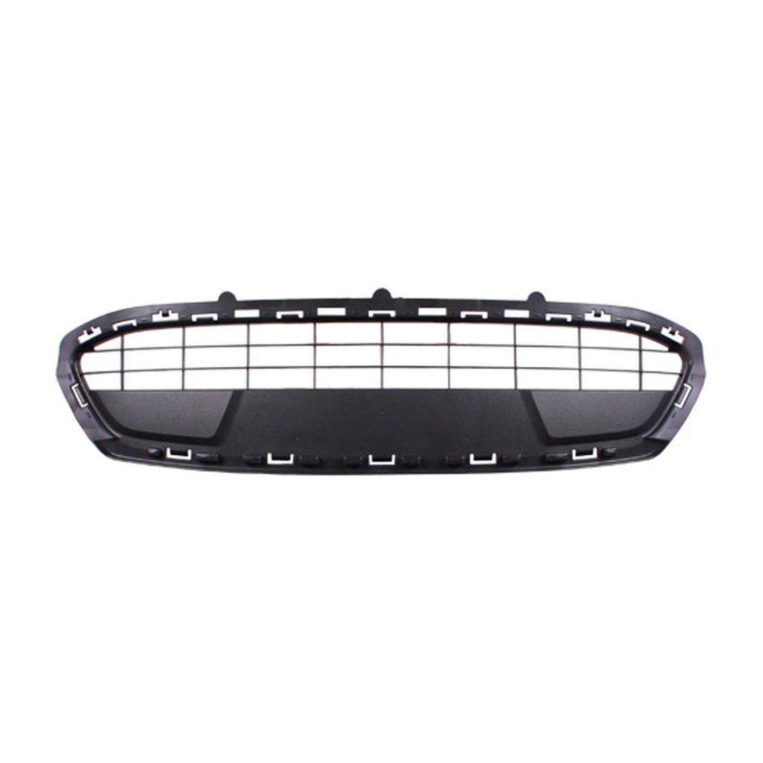 Bumper Cover Grille Front w/o Fuel Economy Pkg CAPA for Ford Fiesta Sedan Hatchback S SES SE SEL Titanium 2011–2013