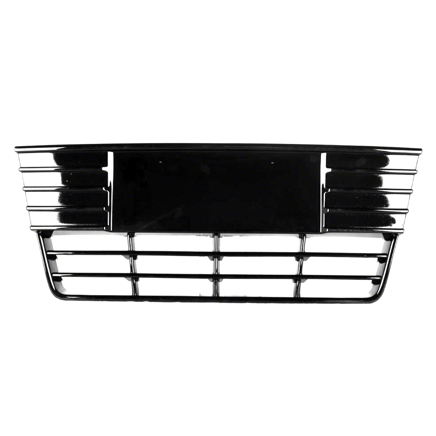 Bumper Cover Grille Front w/o Front Object Sensors CAPA for Ford Focus Sedan Hatchback Titanium SEL 2012–2014