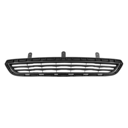 Bumper Cover Grille Front Dark Gray Textured CAPA for Ford Fiesta S SE 2014–2019