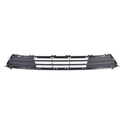 Bumper Cover Grille Front w/o Immersion Heater Textured Black CAPA for Ford Fusion 2017–2018