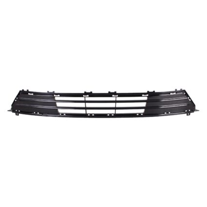 Bumper Cover Grille Front w/o Immersion Heater High Gloss Black CAPA for Ford Fusion 2017–2018