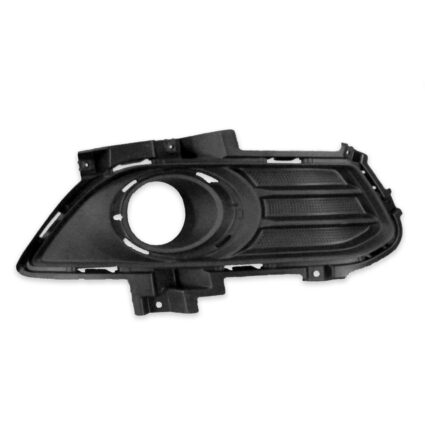 Bumper Insert Front Right Fog Lamp Opening Cover w/Fog Lamps Textured Black w/Chrome Bezel for Ford Fusion SE Hybrid Energi SE Energi Titanium Titanium Hybrid S Hybrid 2013–2016