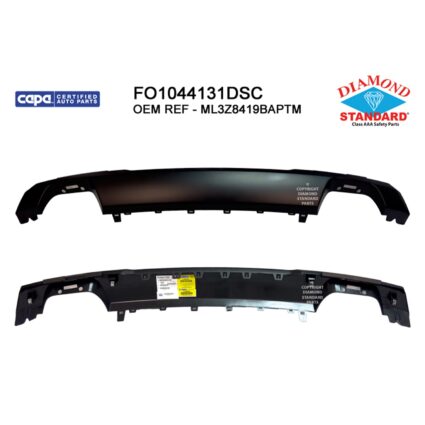 Bumper Cover Molding Front Lower Molding CAPA for Ford F-150 2021–2023