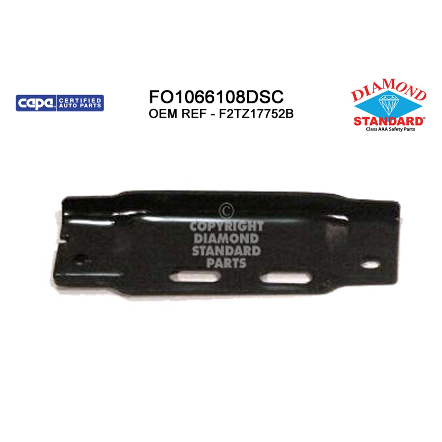 Bumper Bracket Front Left Mounting Arm CAPA for Ford Bronco F-150