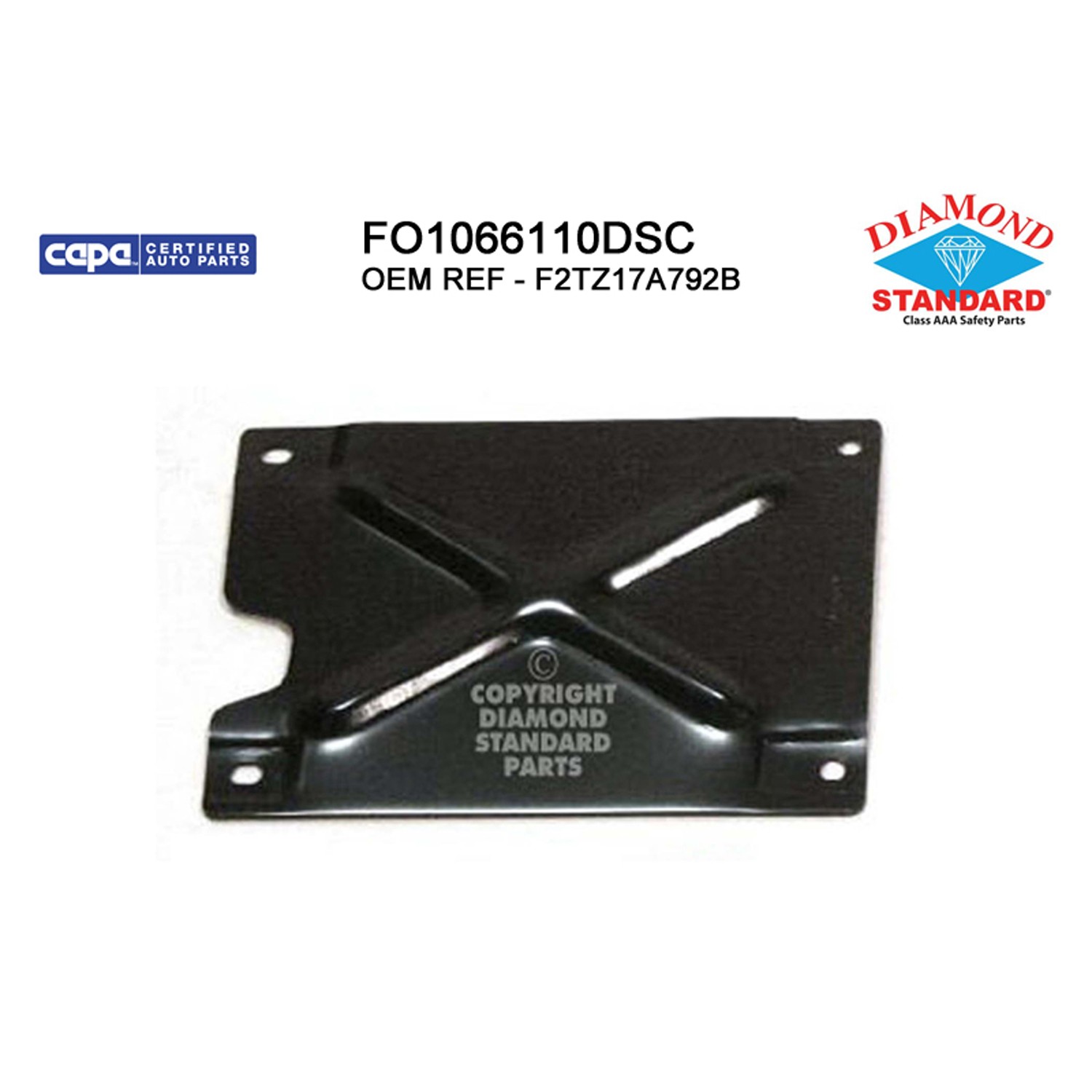 Bumper Bracket Front Left Mounting Reinforcement CAPA for Ford Bronco F-150
