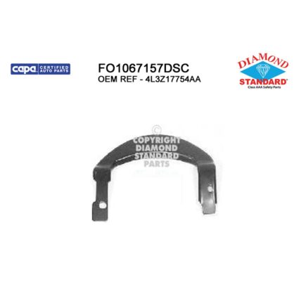 Bumper Bracket Front Right Outer Bumper Bracket CAPA for Ford F-150 2004–2006