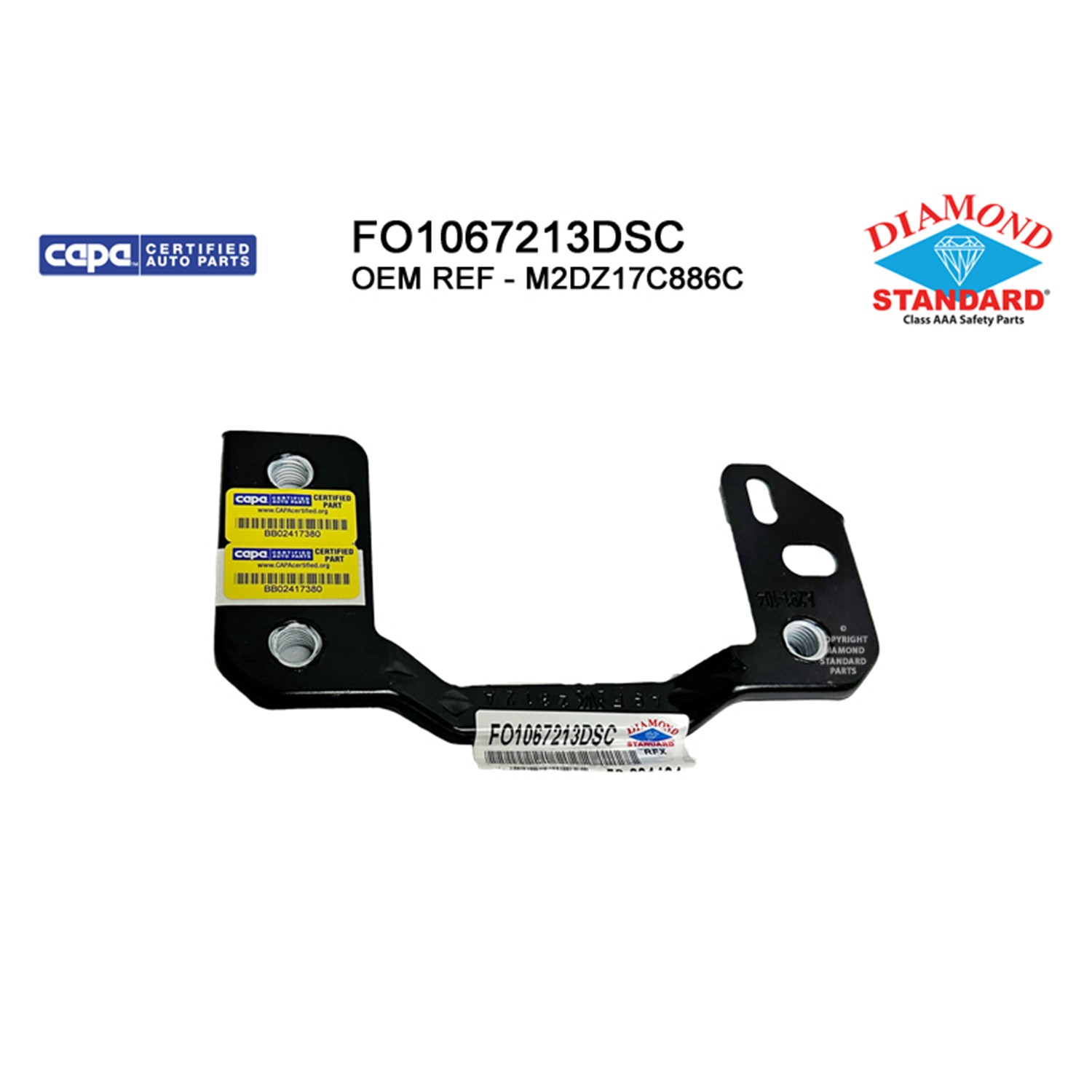 Bumper Bracket Front Right CAPA for Ford Bronco 2021–2024