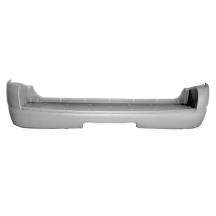 Bumper Cover Rear w/o Appearance Pkg w/o Backup Sensor w/o Wheel Open Molding Primed CAPA for Ford Explorer XLT XLT Sport 2004–2005