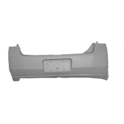Bumper Cover Rear (to 9-2-08) Primed CAPA for Ford Focus Sedan Coupe S SE SEL 2008–2011