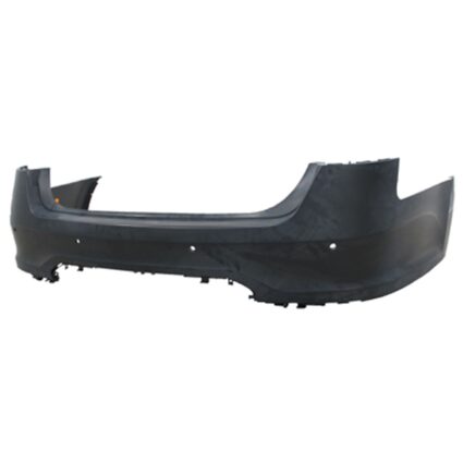 Bumper Cover Rear w/o Push Button Start w/Rear Object Sensors Primed CAPA for Ford Taurus 2010–2012