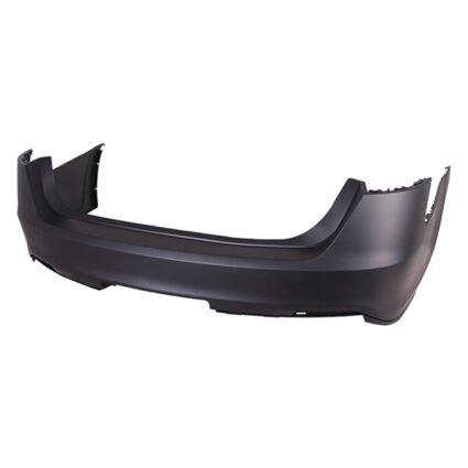Bumper Cover Rear w/o Rear Object Sensors Primed CAPA for Ford Police Interceptor Sedan Taurus