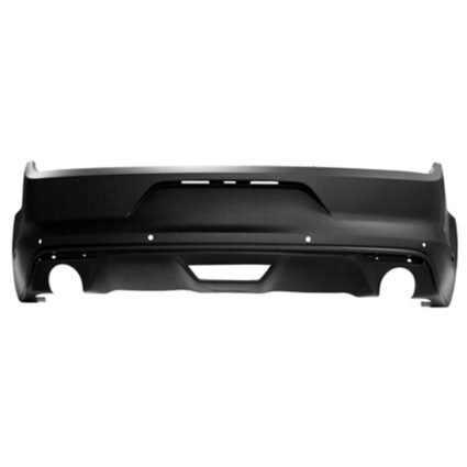 Bumper Cover Rear w/Rear Object Sensors Primed CAPA for Ford Mustang V6 2015–2017
