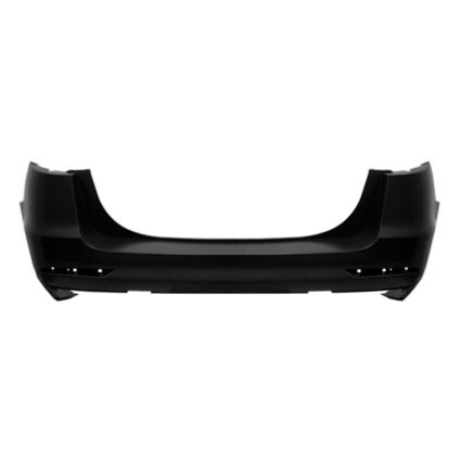 Bumper Cover Rear w/o Parallel Park Assist w/o Rear Parking Aid Primed CAPA for Ford Fusion Police Responder Hybrid