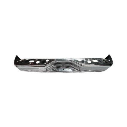 Bumper Face Bar Rear Step Type w/o Rear Object Sensors Chrome CAPA for Ford E-150 E-150 Club Wagon E-150 Econoline E-150 Econoline Club Wagon E-250 E-250 Econoline E-350 Club Wagon E-350 Econoline E-350 Econoline Club Wagon E-350 Super Duty E-450 Econoline Super Duty E-450 Super Duty E-550 Econoline Super Duty E-550 Super Duty
