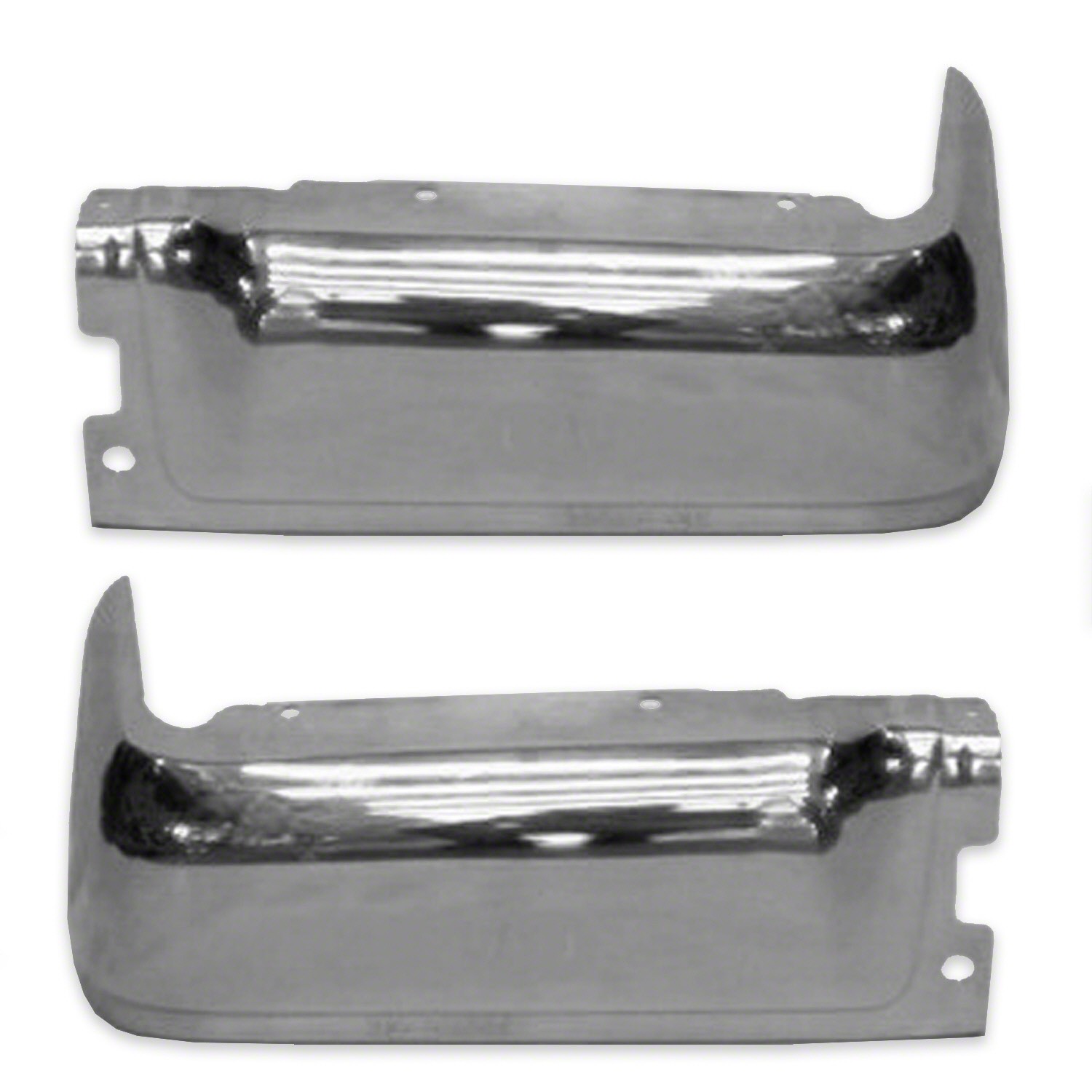 Bumper Face Bar Rear w/o Rear Object Sensors Chrome CAPA for Ford F-150 2009–2014