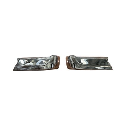 Bumper Face Bar Rear w/Rear Parking Aid w/Active Park Assist Chrome for Ford F-150 2021–2024