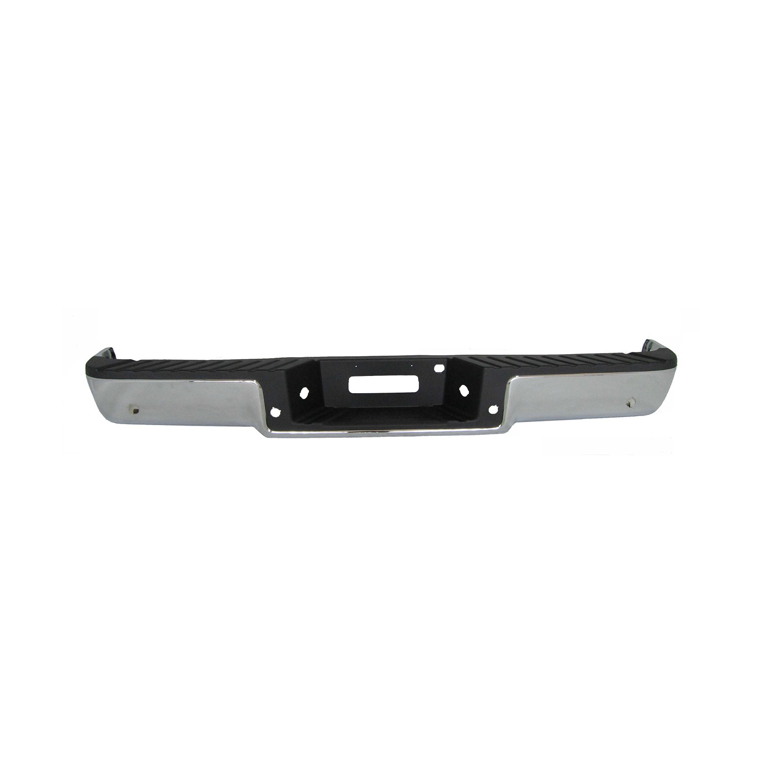 Bumper Assembly Rear w/Towing Pkg w/Rear Object Sensors Chrome CAPA for Ford F-150 Lincoln Mark LT