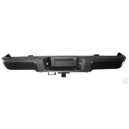 Bumper Assembly Rear w/o Sensors w/Towing Upgrade Payload w/License Lamps Primed CAPA for Ford F-150 2009–2014