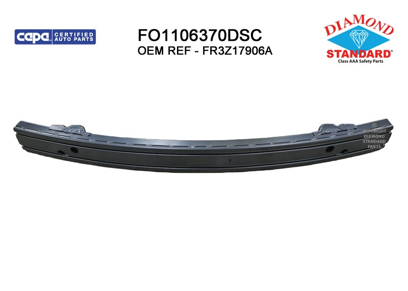 Bumper Cover Reinforcement Rear Impact Bar CAPA for Ford Mustang 2015–2017