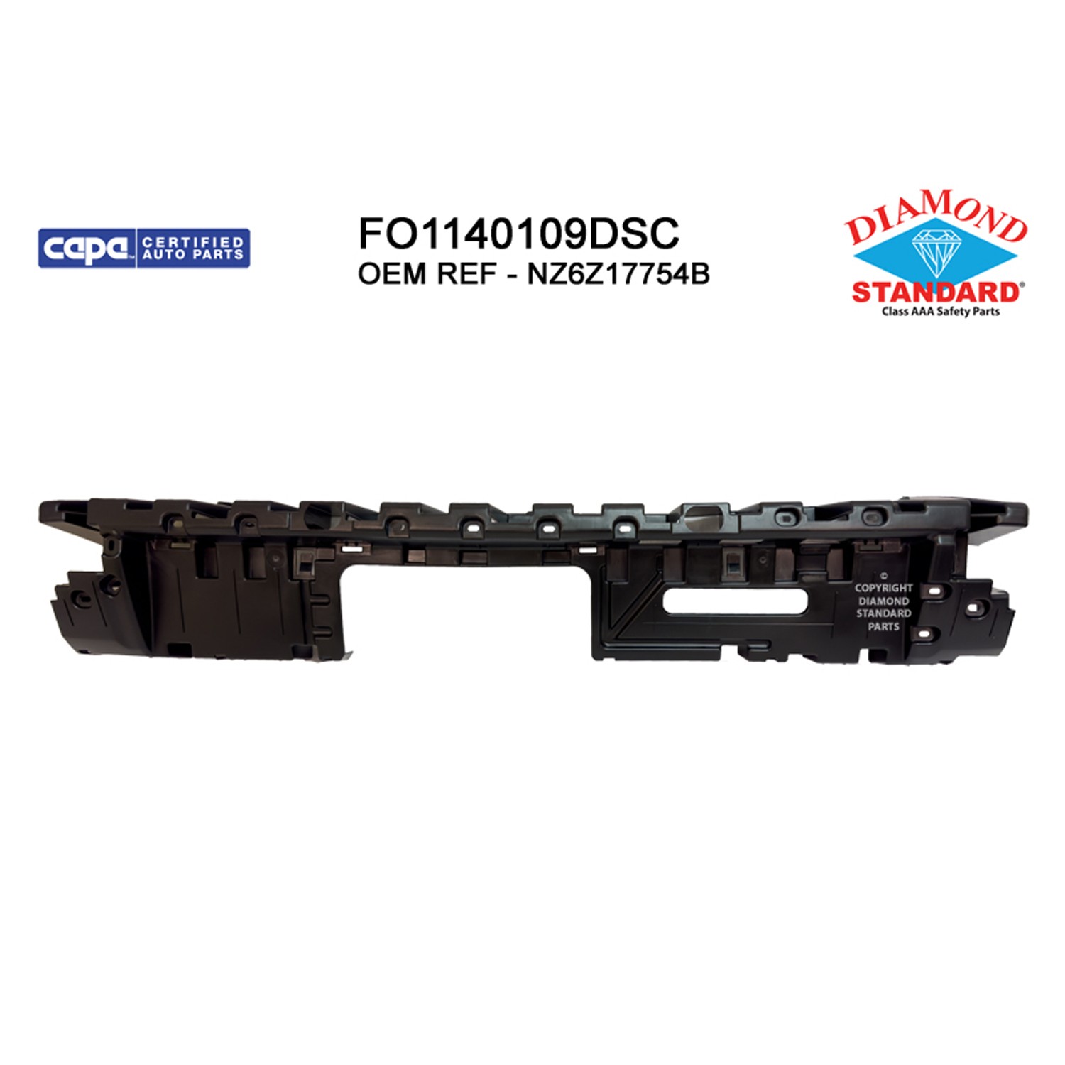 Bumper Cover Support Rear Upper Cover Bracket CAPA for Ford Maverick 2022–2024