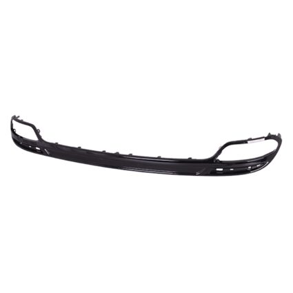 Bumper Valance / Grille Kit Rear Dual Exhaust Gloss Black Panel CAPA for Ford Fusion 2013–2018
