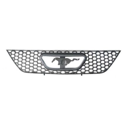 Grille Assembly w/o Bullitt Edition Matte-Black w/Chrome Frame for Ford Mustang Base GT GT Base GT Equipado 1999–2004