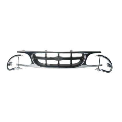 Grille Assembly Chrome/Black w/Extensions for Ford Explorer Eddie Bauer XL XLT XL Fleet 1995–2001