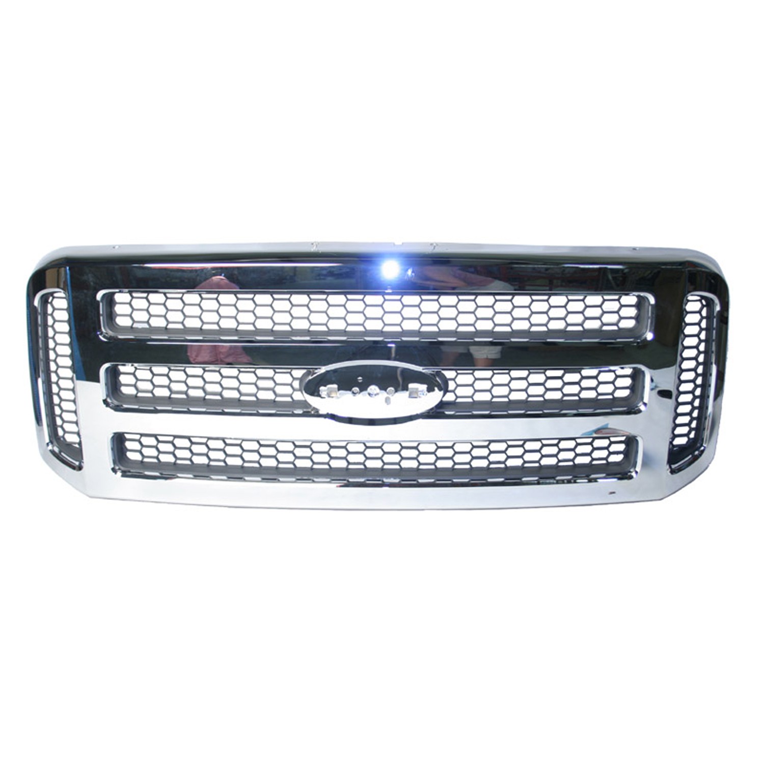 Grille Assembly Chrome/Silver for Ford Excursion F-250 Super Duty F-350 Super Duty