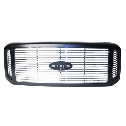 Grille Assembly w/o Chrome Pkg Black (Code UD) for Ford F-250 Super Duty F-350 Super Duty