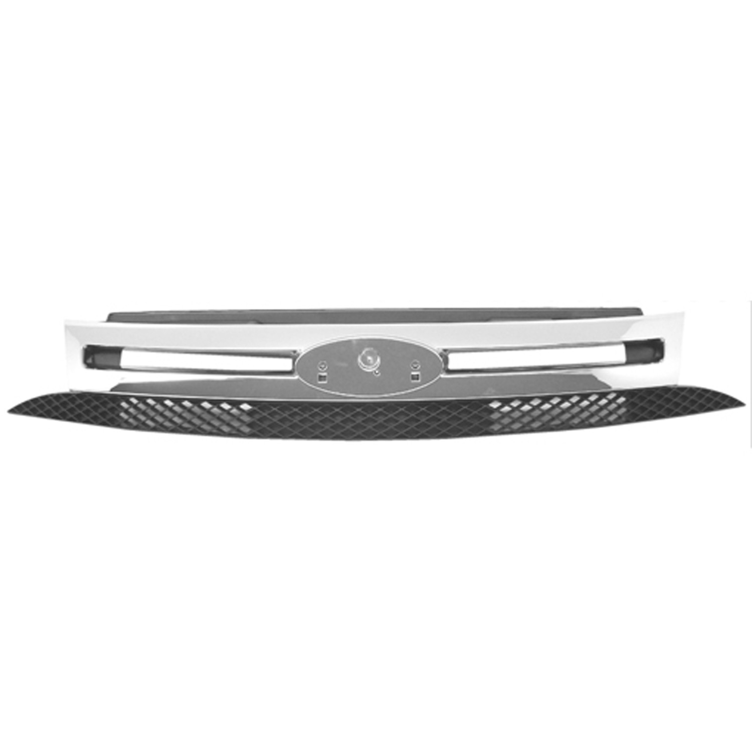 Grille Assembly w/Chrome (2009) CAPA for Ford Focus Sedan 2008–2011