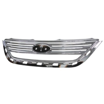 Grille Assembly Chrome CAPA for Ford Fiesta Sedan 2011–2013