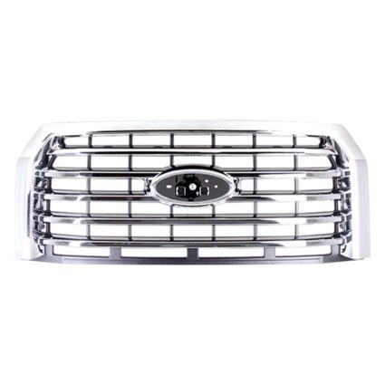 Grille Assembly Billet Style Chrome No. 3 CAPA for Ford F-150 2015–2017