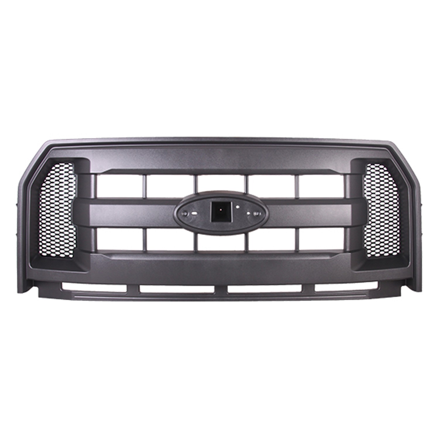 Grille Assembly 3 Bar Style Black CAPA for Ford F-150 2015–2017