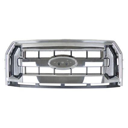 Grille Assembly 3 Bar Style Chrome CAPA for Ford F-150 2015–2017