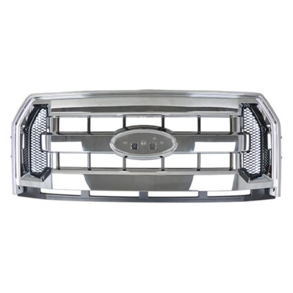 Grille Assembly 3 Bar Style Chrome CAPA for Ford F-150 2015–2017