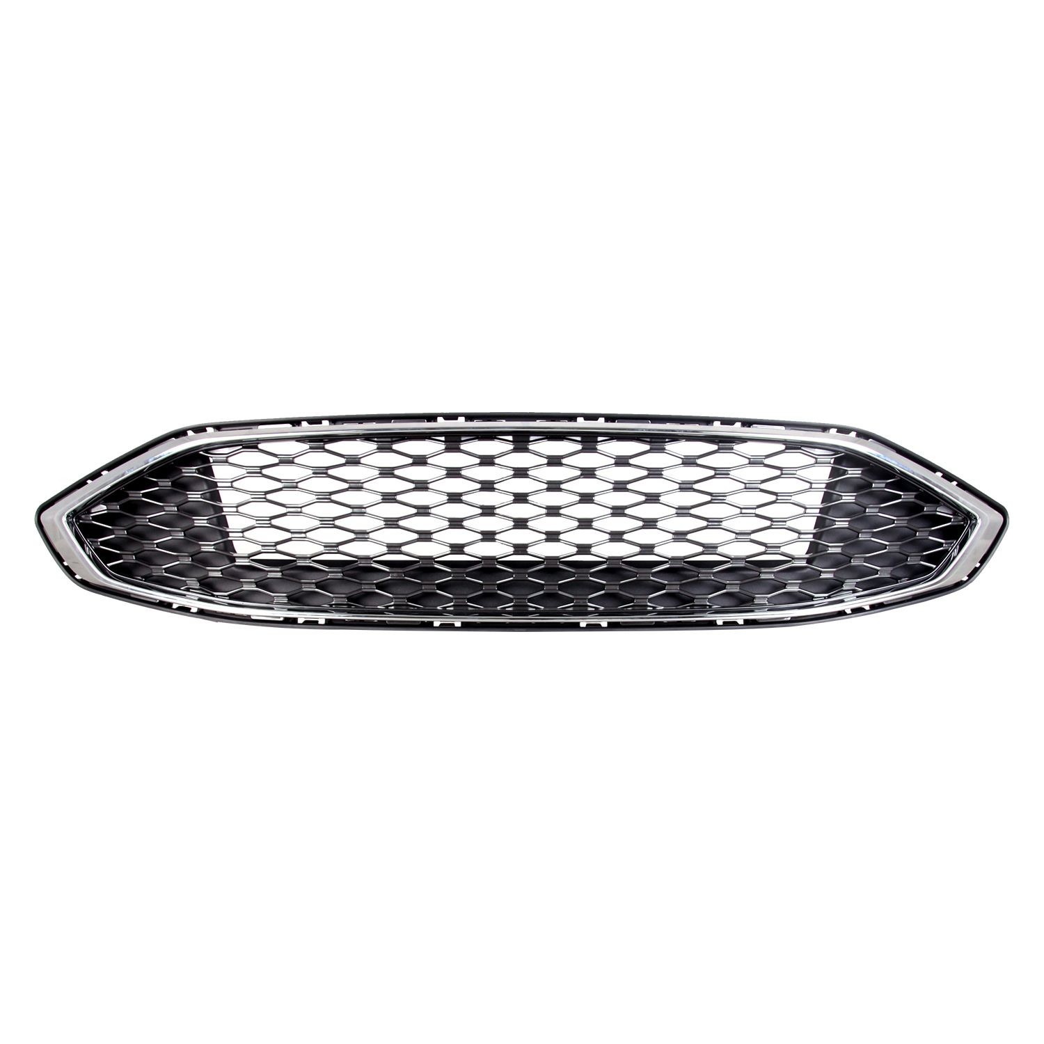 Grille Assembly Thunder Storm Metallic CAPA for Ford Fusion Energi Titanium Platinum Hybrid Energi Platinum 2017–2018