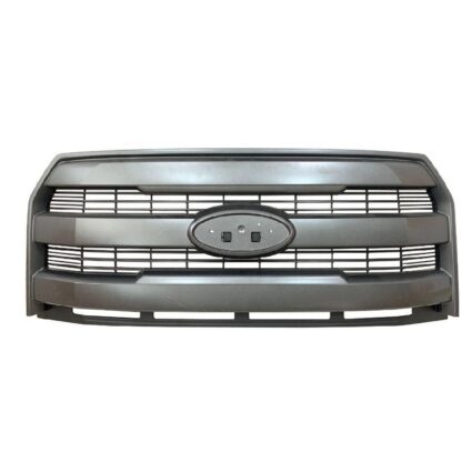 Grille Assembly w/o Front View Camera Body Color Grille/Bars CAPA for Ford F-150 Extended Cab Pickup Crew Cab Pickup 2015–2017