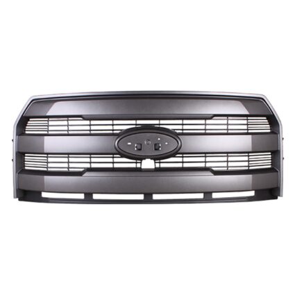 Grille Assembly w/Front View Camera Body Color Grille/Bars CAPA for Ford F-150 Extended Cab Pickup Crew Cab Pickup 2015–2017