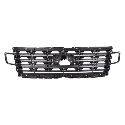 Grille Assembly Grille Reinforcement Carbon Black for Ford Expedition Platinum Max Platinum Max XLT 2018–2023