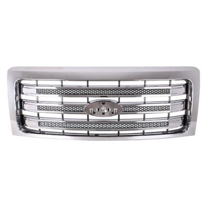 Grille Assembly w/o Chrome Pkg CAPA for Ford F-150 Lariat 2013–2014