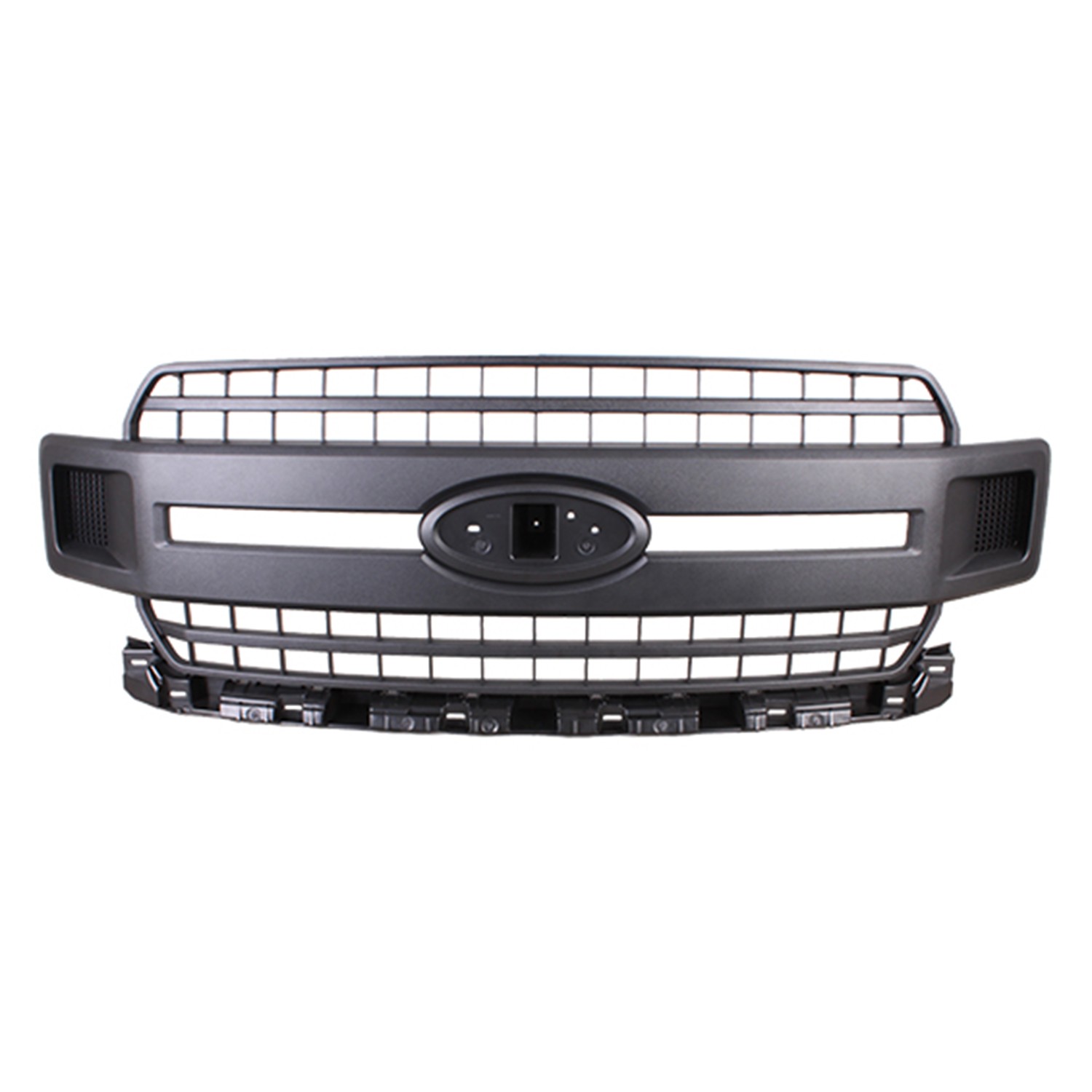 Grille Assembly Matte Black CAPA for Ford F-150 XL 2018–2020
