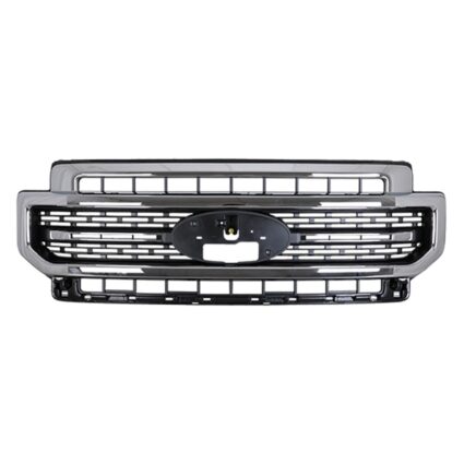 Grille Assembly w/o Sport Pkg Standard Equipment w/Chrome Moulding for Ford F-250 Super Duty F-350 Super Duty