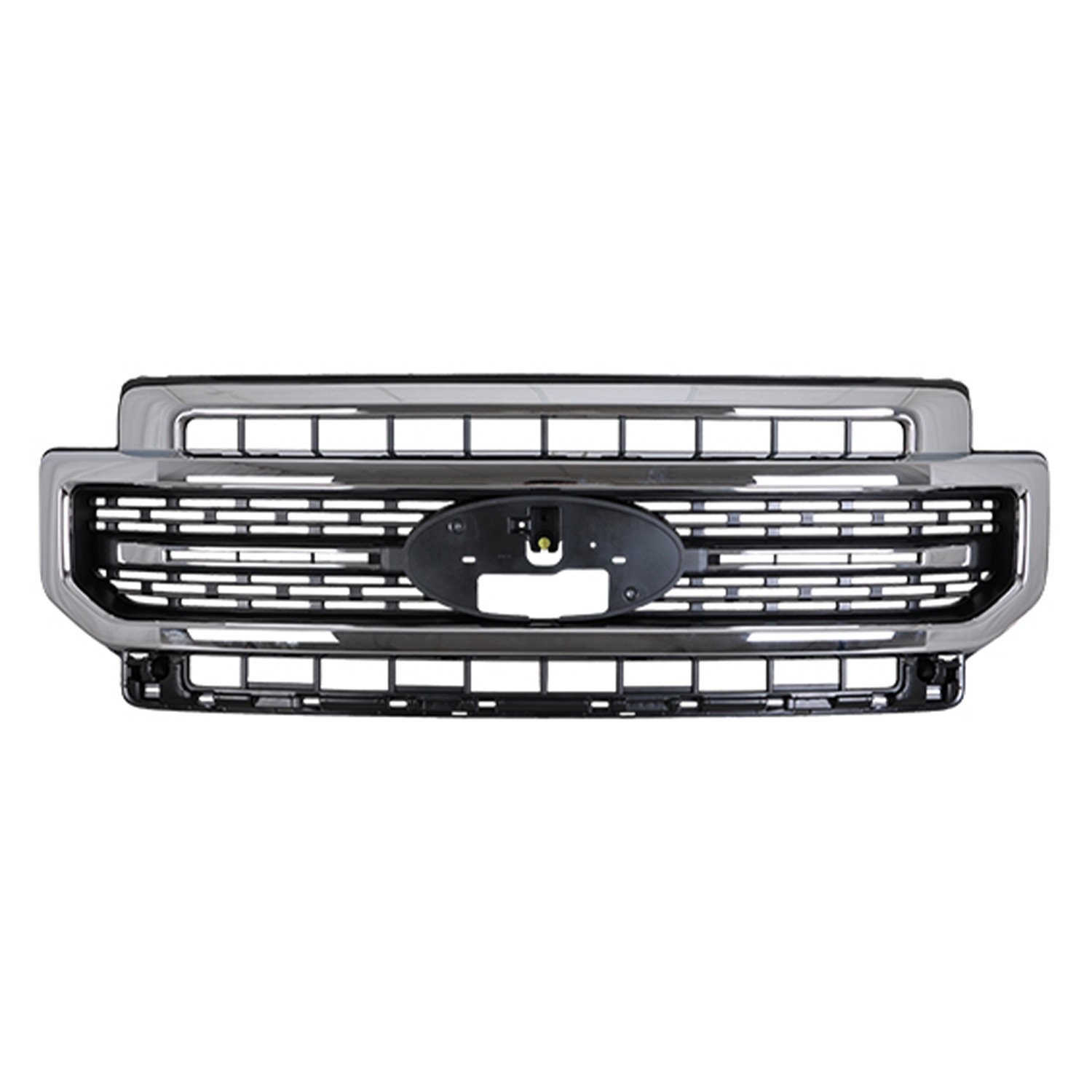Grille Assembly w/o Sport Pkg Standard Equipment w/Chrome Moulding for Ford F-250 Super Duty F-350 Super Duty